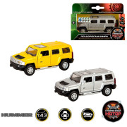 Машина мет. 1:43 Hummer H3, откр.двери, цвета в ассорт., 12см