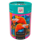 Фигурный деревянный пазл "ANIMAL ART" Фламинго 118 дет. арт.8388 7500562