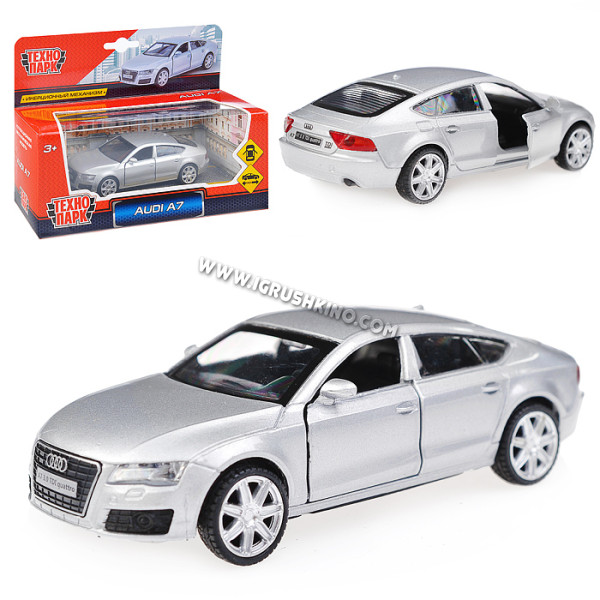 Машина металл Audi A7, масштаб 1:43, открыв. двери, инерц.