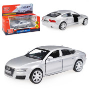 Машина металл Audi A7, масштаб 1:43, открыв. двери, инерц.